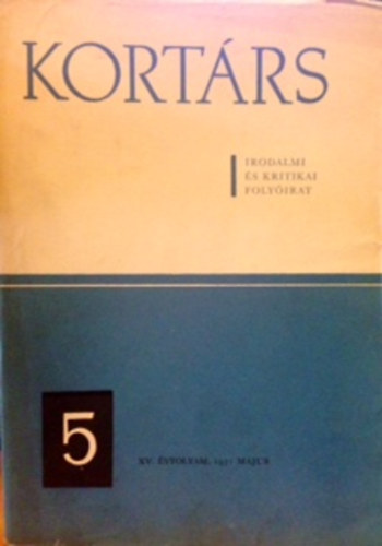 Kortrs 1971/5 (irodalmi s kritikai folyirat)
