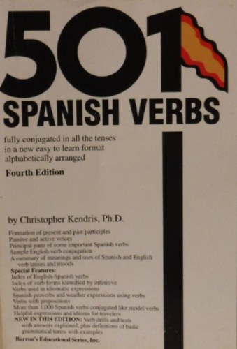 Christopher Kendris - 501 spanish verbs (fourth edition)