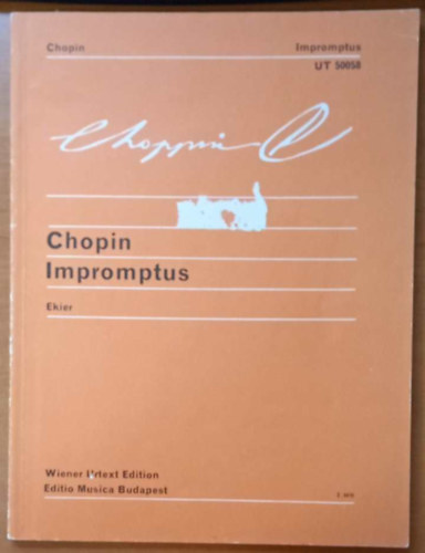 Chopin Impromptus - Wiener Urtext Edition