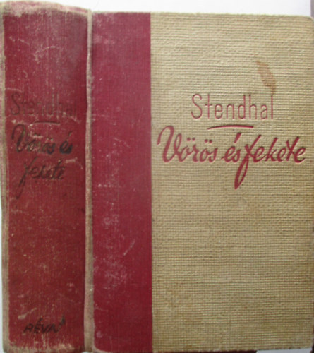 Henribeyle Stendhal - V�r�s �s fekete