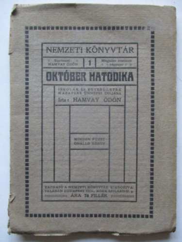 Hamvay dn - Oktber hatodika