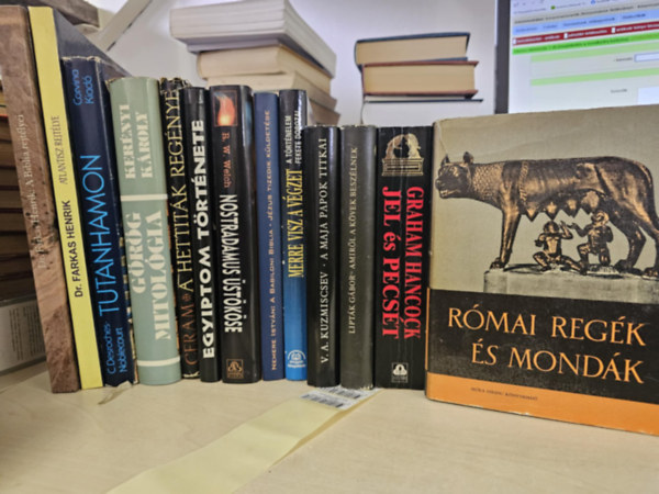 Dr. Farkas Henrik, Chr. Desroches-Noblecourt, Kernyi Kroly, Ceram, R. W. Welch, Nemere Istvn, V.A. Kuzmiscsev, Liptk Gbor, Graham Hancock, Imre Trencsnyi-Waldapfel Farkas Henrik - 13db-os trtnelmi KNYVMENT AJNLAT: A Biblia rejtlyei+ Atlantisz rejtlye+ Tutanhamon+ Grg mitolgia+ A hettitk regnye+ Egyiptom trtnete+ Nostradamus stkse+ A babiloni biblia+ Merre visz a vgzet+ A maja papok titkai+ A