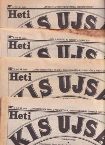 P�rtay Tivadar - Heti Kis Ujs�g I. �vfolyam 1991. 40 sz�m