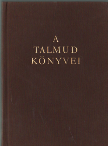Korvin Testvrek - A Talmud knyvei
