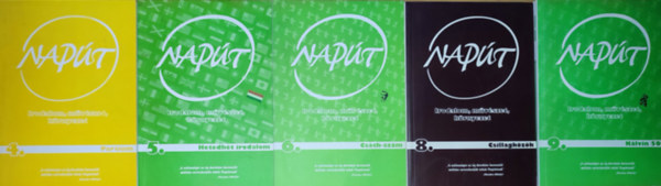 5db kötet a Napút-Irodalom, művészet, környezet sorozatból - 4. szám, 5. szám, 6. szám, 8. szám, 9. szám