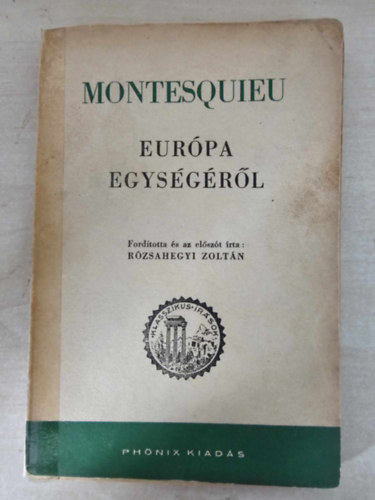 Montesquieu - Eurpa egysgrl