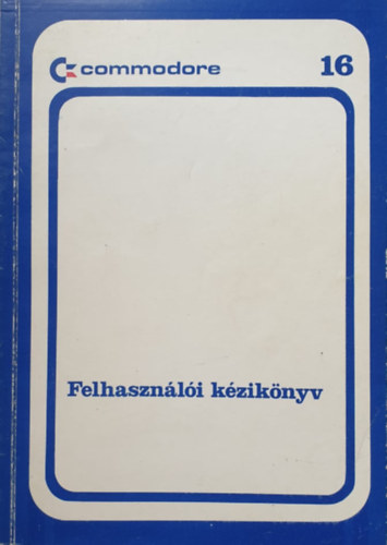 Commodore 16 Felhasznli kziknyv