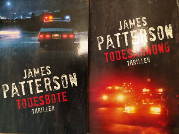 James Patterson - 2 db n�met nyelv� James Patterson k�tet