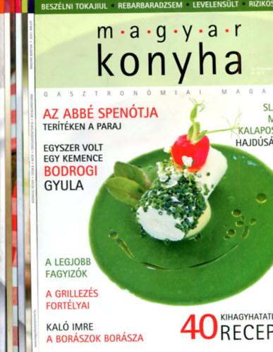 Vink Jzsef  (Szerk.) - 7 db Magyar Konyha gasztronmiai magazin  (tavasz-nyr: 2012 s 2023 kztti szmok)