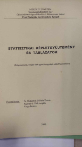 Statisztikai kpletgyjtemny s tblzatok