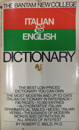 Italian-English Dictionary / The Bantam New College /