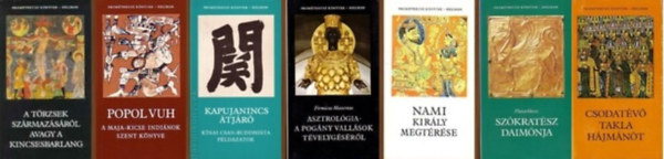 Firmicus Maternus, Plutarkhosz, Hahn Istvn - 7 db Promtheusz knyv egy csomagban (A trzsek szrmazsrl, avagy a kincsesbarlang / Popol Vuh / A maja-kicse indinok szent knyve / Kapujanincs tjr / Asztrolgia - A pogny vallsok tvelygsrl / Nami kirly megtrse