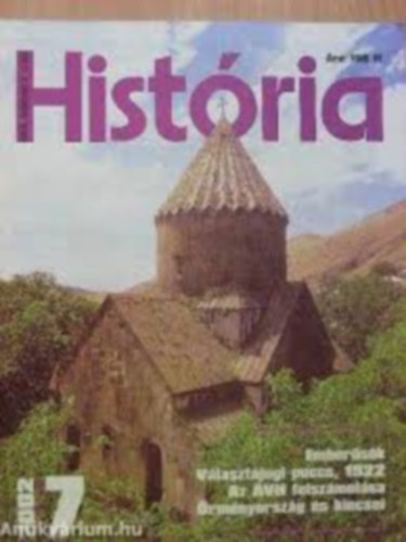 Hist�ria XXIV. �vfolyam 7. sz�m (2002/7)