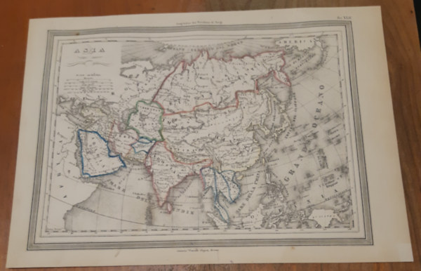 J.G. BARBIE DU BOCAGE A. VUILLEMIN J.B. CHARLE V. LEVASSEUR T. DUVOTENAY H. DUFOUR - Asia