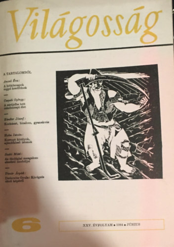 Lukcs Jzsef - Vilgossg XXV. vf. 1984. jnius