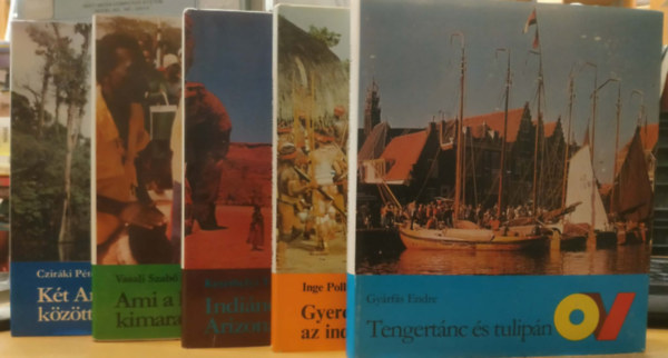 Gy�rf�s Endre, Inge Pollack, Vasali Szab� L�szl�, Czir�ki P�ter Keszthelyi Tibor - 5 db Orsz�g-Vil�g: Ami a h�rad�b�l kimaradt + Indi�nok Ariz�n�ban + Gyere az indi�nok k�z� + K�t Amerika k�z�tt + Tengert�nc �s tulip�n