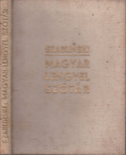 W. Szablinski - Magyar-lengyel sz�t�r