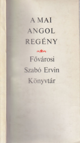 T�bi�s �ron - A mai angol reg�ny