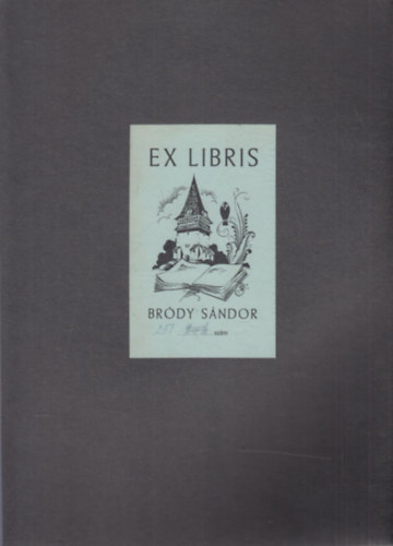Ex Libris Brdy Sndor r (eredeti nyomat)