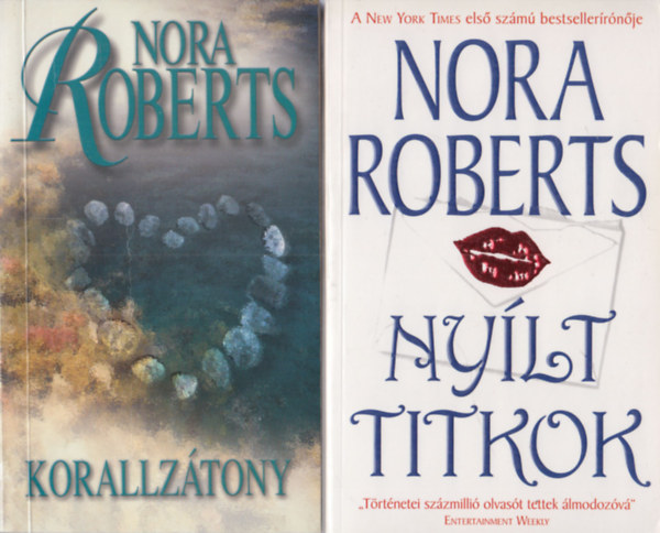 Nora Roberts - 2 db Nora Roberts regny: Korallztony + Nylt titkok