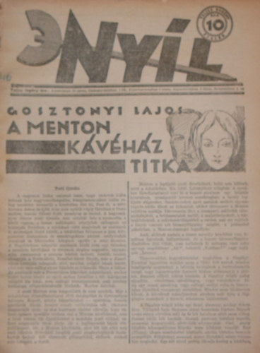 Dr. Szántó Andor (szerk.) - Nyíl II. évfolyam 15. szám