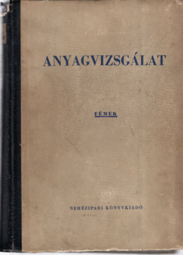 H. Lehmann - Anyagvizsg�lat I. (F�mek)