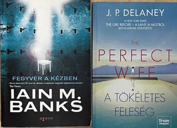 J.P.�Delaney Iain M. Banks - Thriller k�nyvcsomag (2 k�tet)