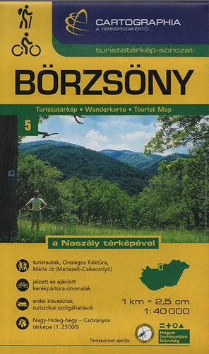 Brzsny turistatrkp (Cartographia turistatrkp-sorozat 5.) - a Naszly trkpvel (kerkprtra tvonalakkal is)