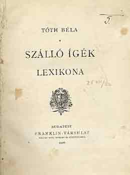 Tth Bla - Szll igk lexikona