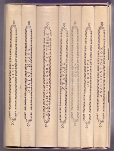 Csokonai Vit�z Mih�ly - Csokonai Vit�z Mih�ly po�tai munk�i I-VII. (Hasonm�s kiad�s - K�s�r�f�zettel, tokban)