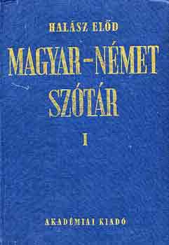 Halsz Eld - Magyar-nmet sztr I-II.