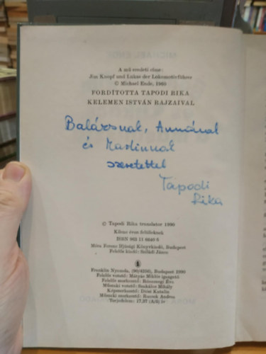 Michael Ende - Gombos Jim s Lukcs, a masiniszta
