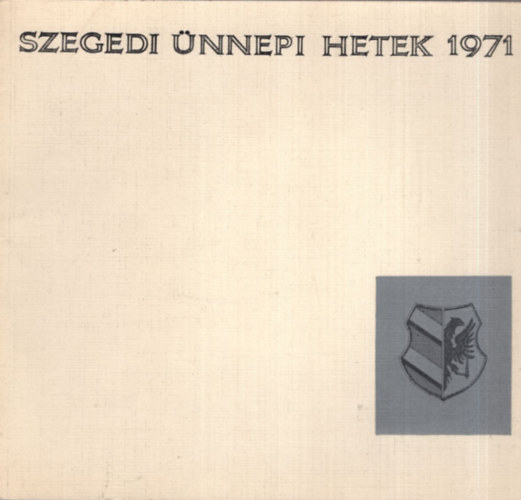 Lacz Katalin - Szegedi nnepi Hetek 1971