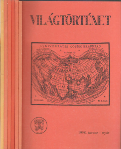 Incze Miklós (szerk.) - Világtörténet 1996 + 1997 + 1998 - teljes évfolyamok (3 db teljes évfolyam 6 kötetben)