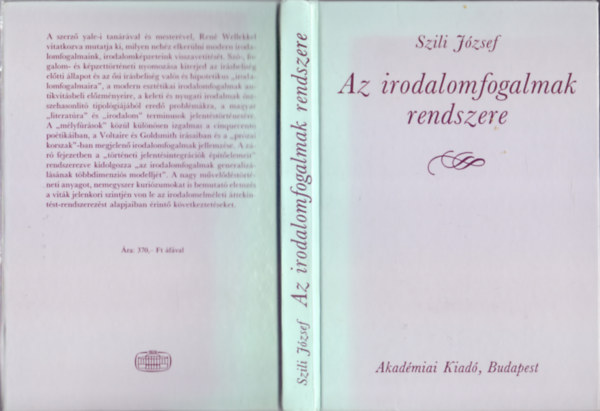 Szili Jzsef - Az irodalomfogalmak rendszere