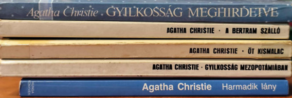 Agatha Christie - Agatha Christie k�nyvcsomag (5 db)