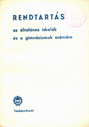 Rendtarts az ltalnos iskolk s a gimnziumok szmra