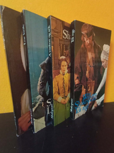 William Shakespeare - Shakespeare-től 4 db. dráma: Szeget szeggel, Lear király, A windsori víg nők, Téli rege