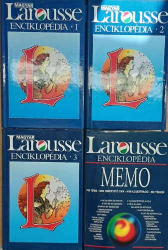 Magyar Larousse Enciklop�dia I-III. + MEMO k�tet