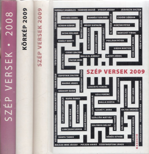 3 db vers antolgia: Szp versek 2009 + Krkp 2009 + Szp versek 2008