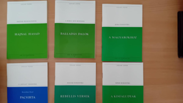 Populart Fzetek 16 db , A Magyarokhoz,A Kisladudyak,Ballads dalok,Pacsirta,Rebellis Versek,Hajnal HasadTtk,Pygmalion,gy rtok ti,Alvilgi Jtkok, A Dunnl,Vrnsz,A Tiszta sz,A Rab Glya,rmny s szerelem,A Jnai Iskola