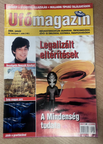 Pusztay Sándor (főszerk.) - Ufómagazin 2004. január - XV. évfolyam 1. szám (148.)