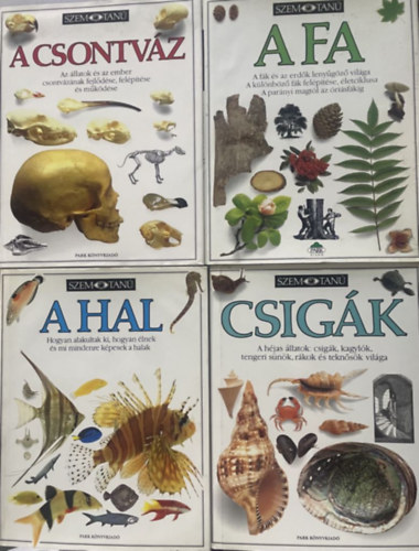 4 db. a Szemtan sorozatbl:  A hal + A csigk + A csontvz + A fa