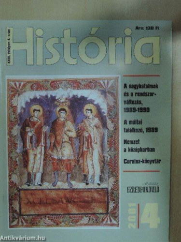 Histria XXIII. vf. 4. szm (2001/4)