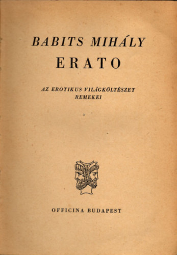 Babits Mih�ly - Erato
