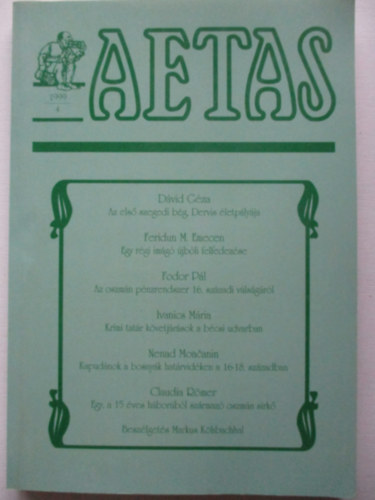 Aetas 1999. 4. szm