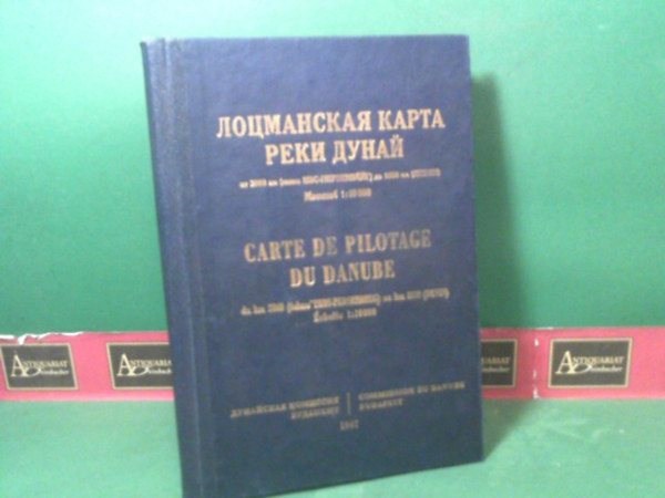 Carte de pilotage du Danube du km 2060 (cluse YBBS Persenbeug)) au km 1880 (Devin)- chelle 1:10000