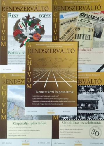 Nagymihály Zoltán (szerk.) Házi Balázs (szerk.) - Rendszerváltó Archívum, 2017/1-4. + Különszám (teljes II. évfolyam, lapszámonként)