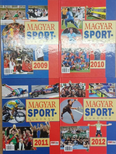 L�donyi L�szl� (f�szerk.) - 4 db Magyar Sport�vk�nyv: 2009-2012