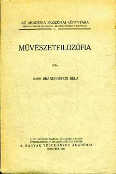 Br Brandenstein Bla - Mvszetfilozfia